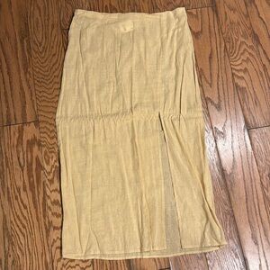 NWT Free People Yellow Skirt